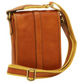 Borsa uomo tracolla in pelle Gold