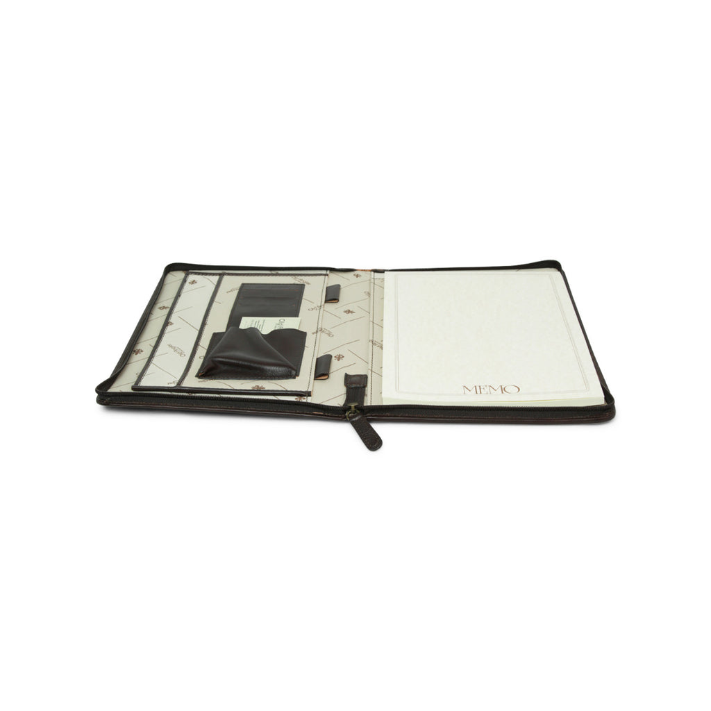 Portadocumenti con chiusura zip-Testa Moro