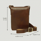 Borsa a tracolla in pelle