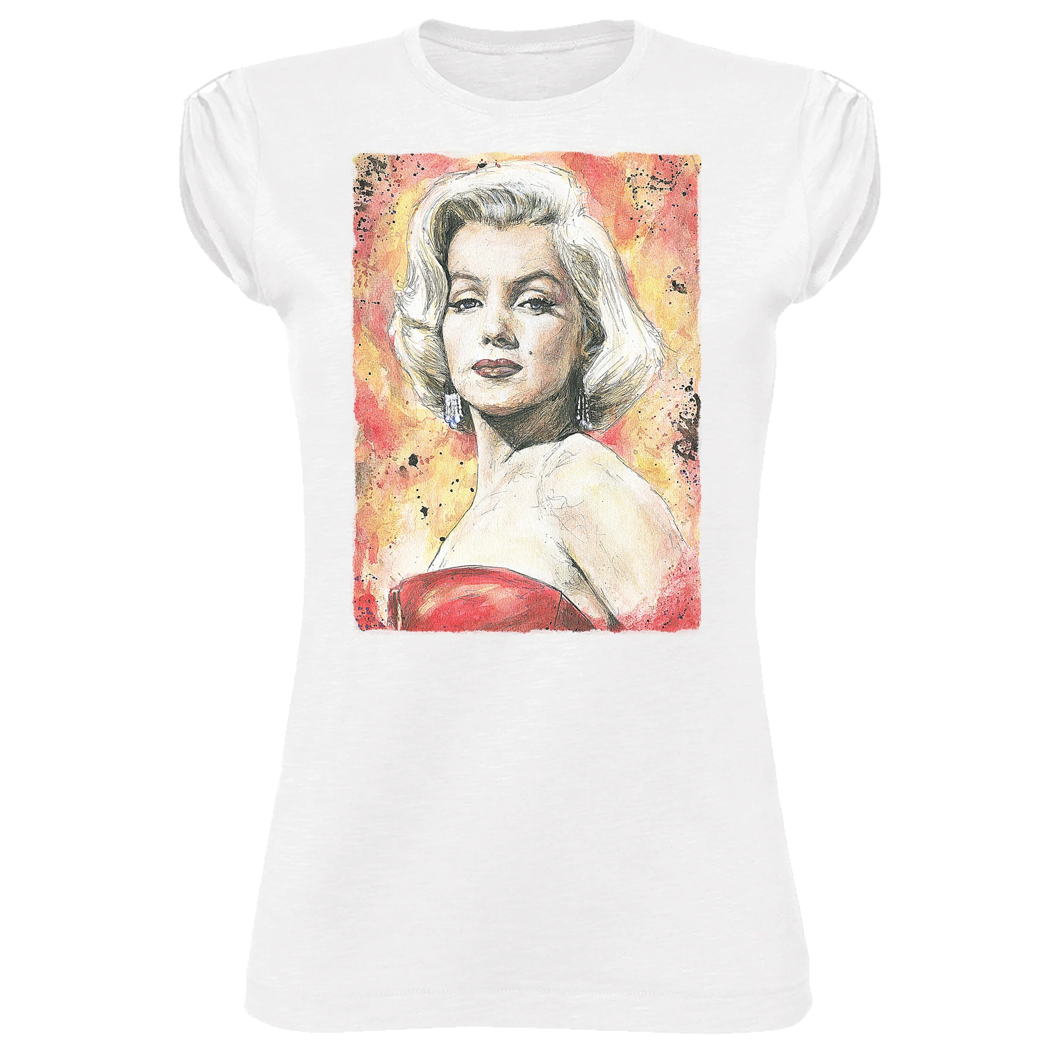 Marilyn Monroe T-Shirt Donna | Urban Slub Cotone Bio