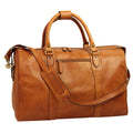 Borsa da viaggio uomo in pelle - Marrone coloniale