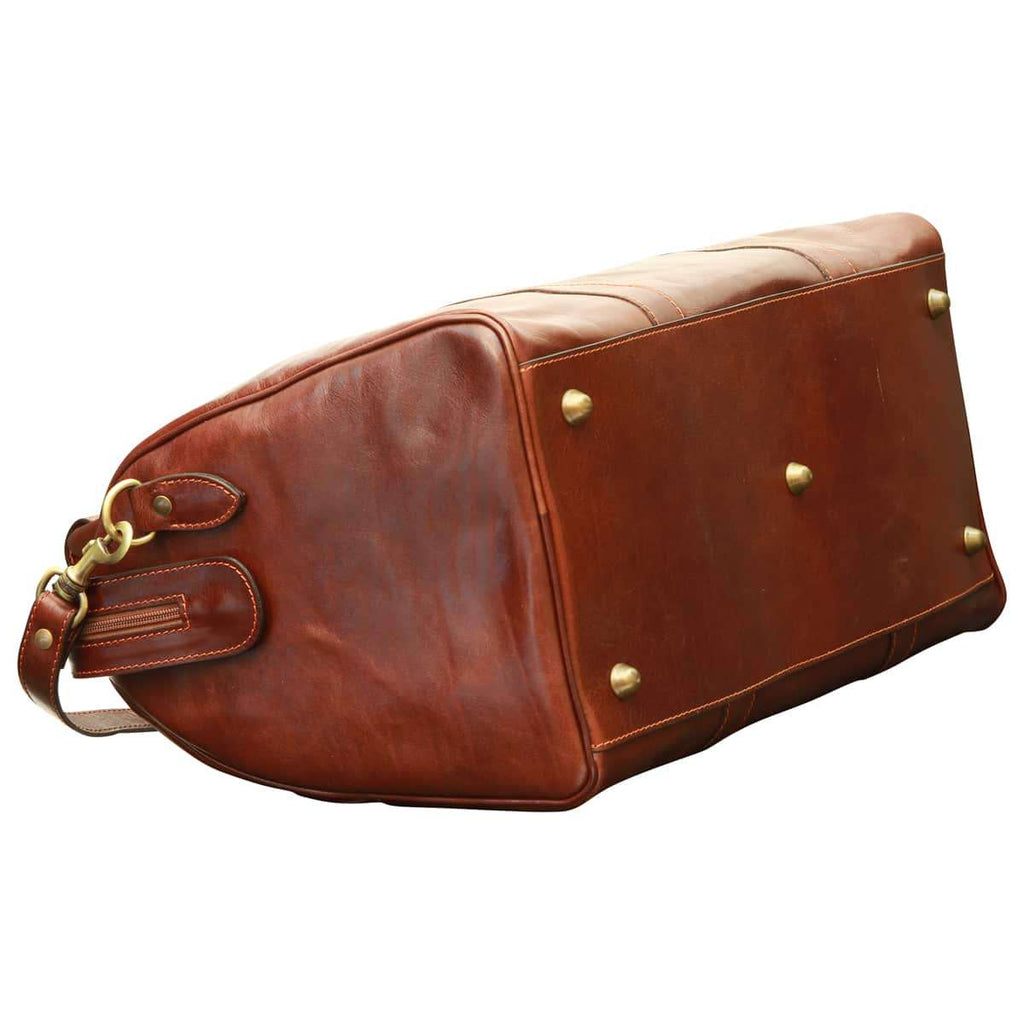 Borsa da viaggio uomo in pelle - Marrone