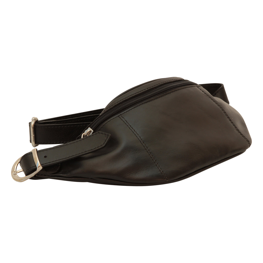 Marsupio in pelle - Nero