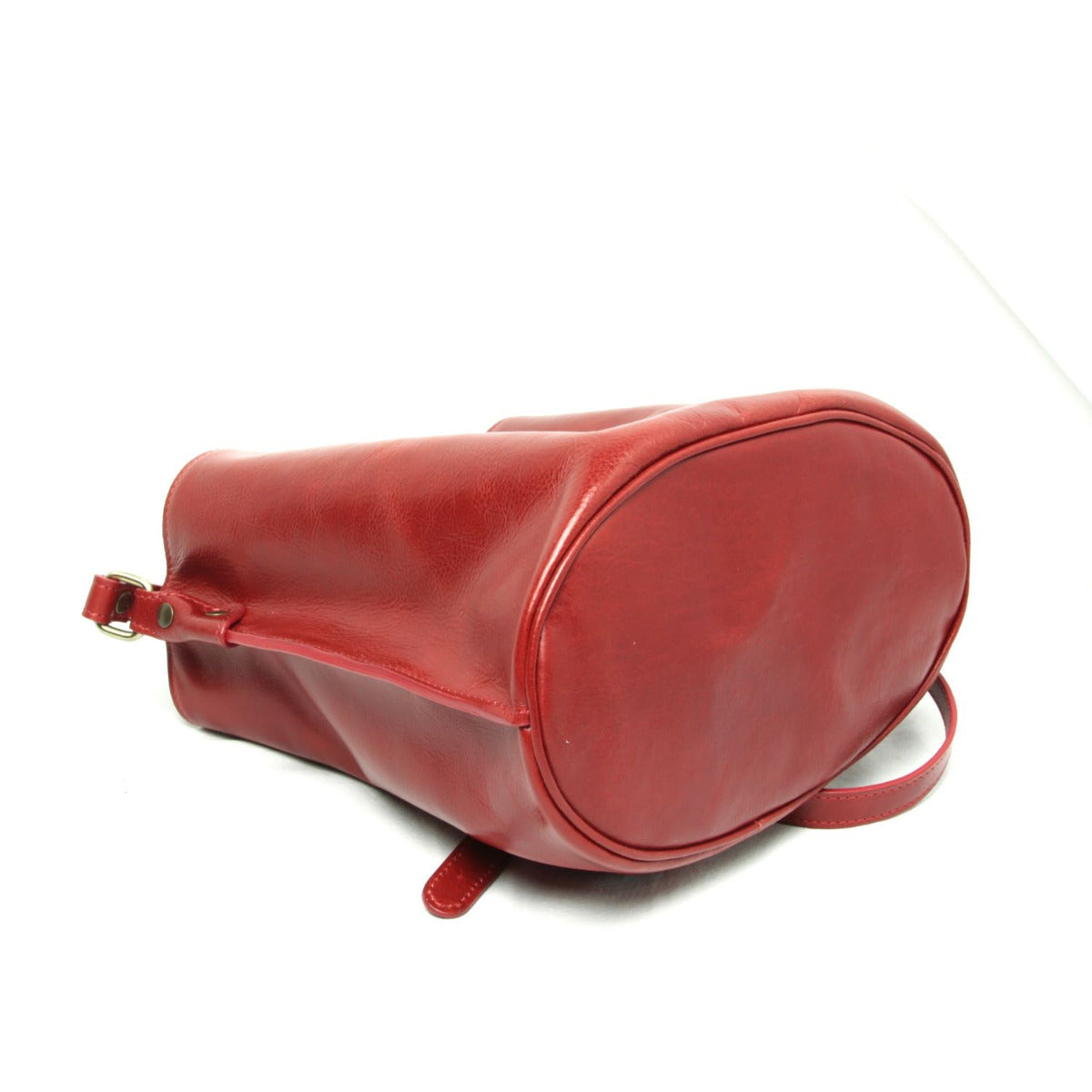 Borsa a tracolla in pelle - rosso