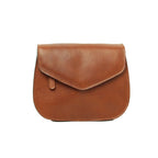 Borsa a Tracolla in Vitello Pieno Fiore Teak - Old Angler