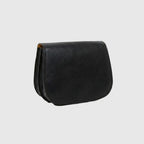 Borsa a Tracolla in Pelle Nera - Old Angler