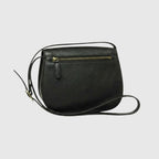 Borsa a Tracolla in Pelle Nera - Old Angler