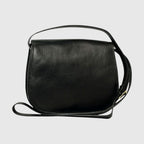 Borsa a Tracolla in Pelle Nera - Old Angler