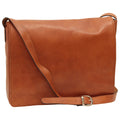 Borsa messenger uomo in pelle - Marrone Coloniale