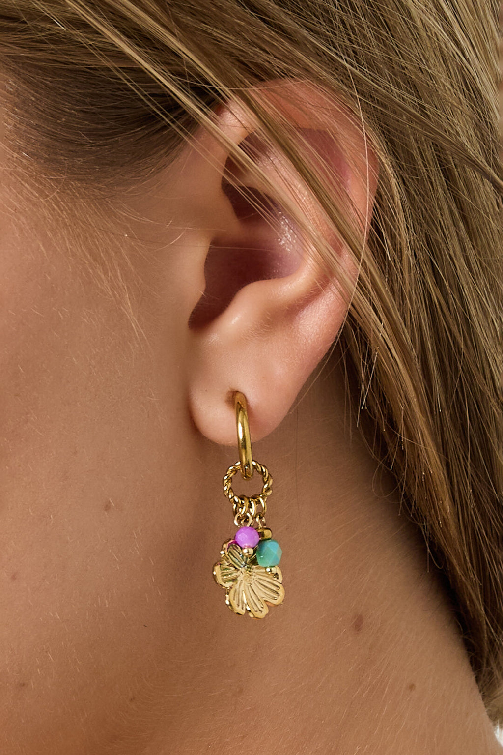Orecchini Flower Happy Charm