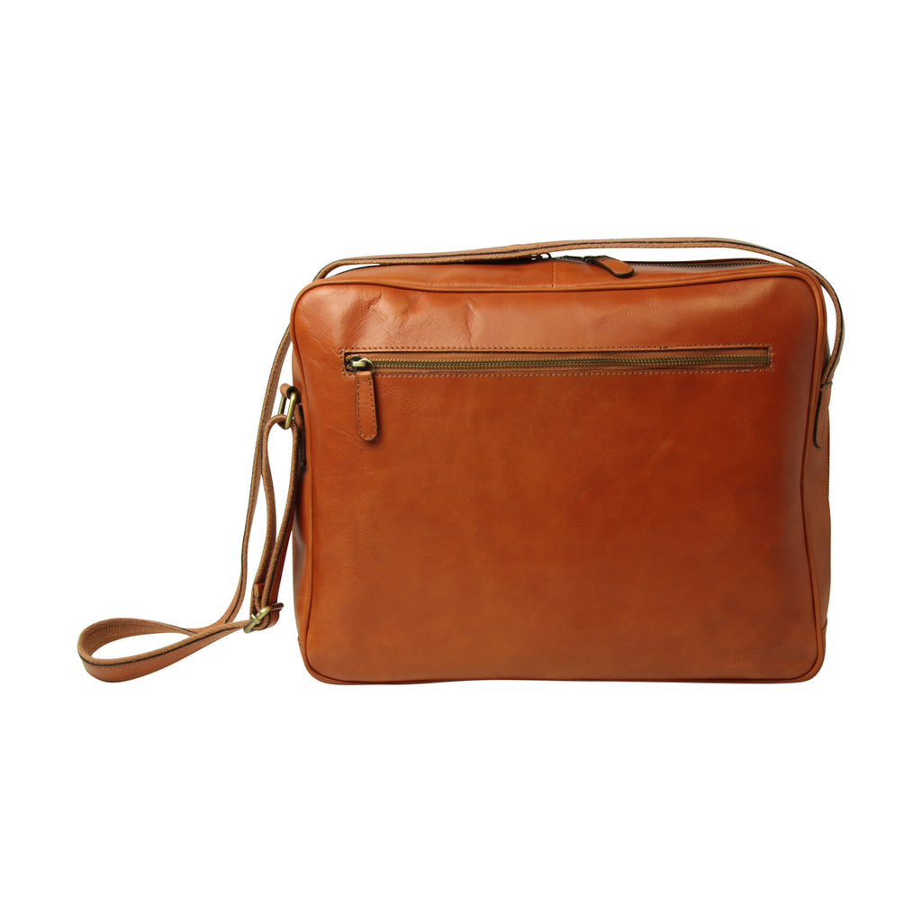 Messenger in vacchetta. Marrone Coloniale