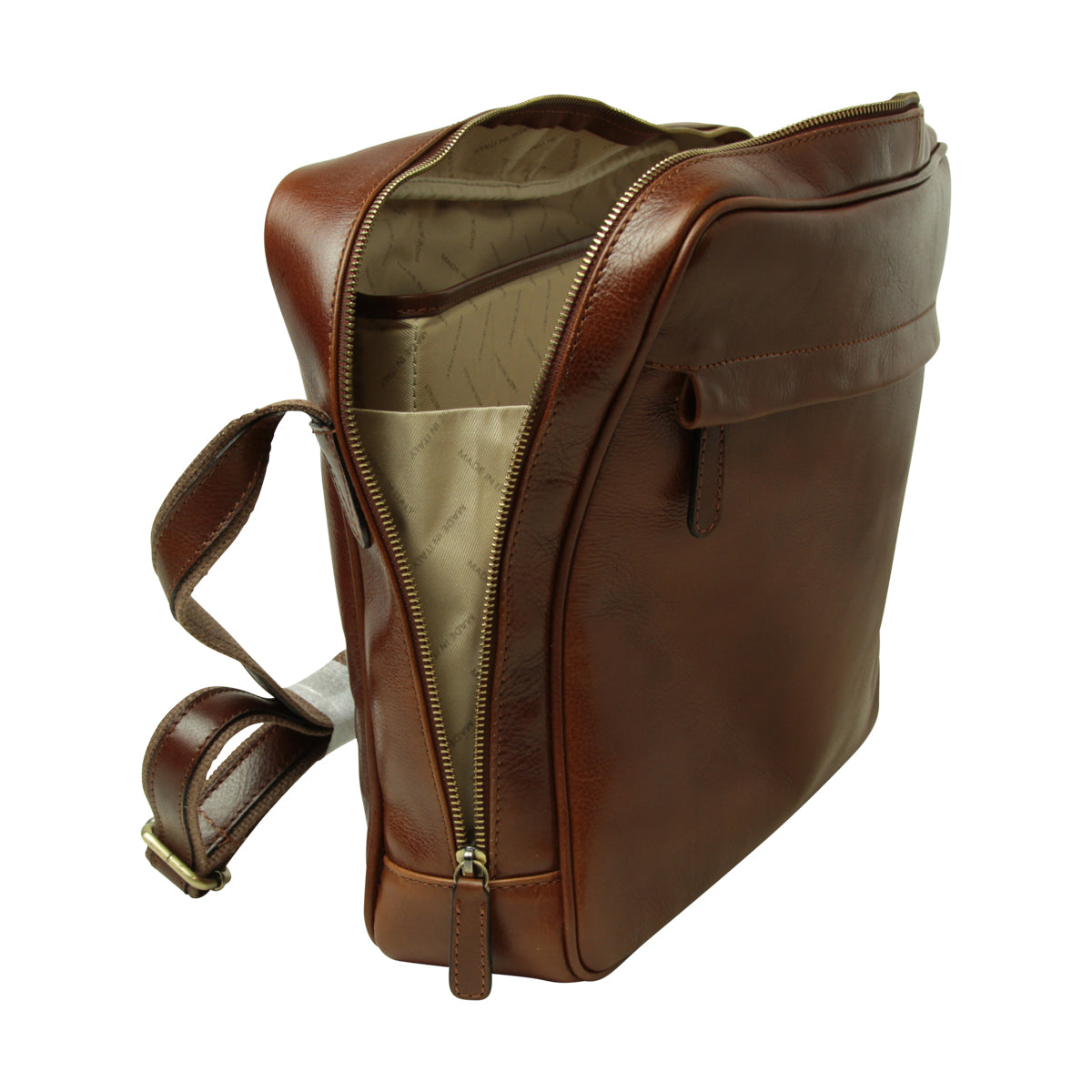 Messenger in vacchetta. Marrone