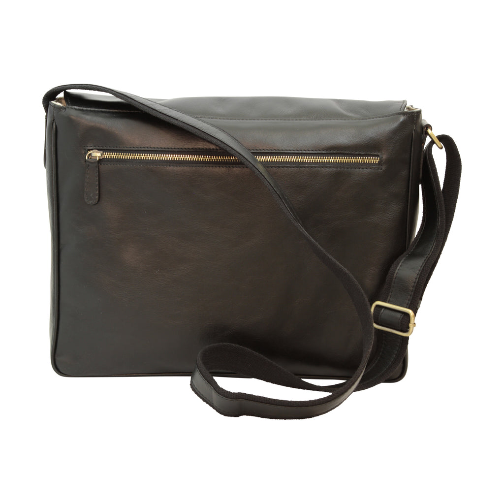 Messenger in pelle nera