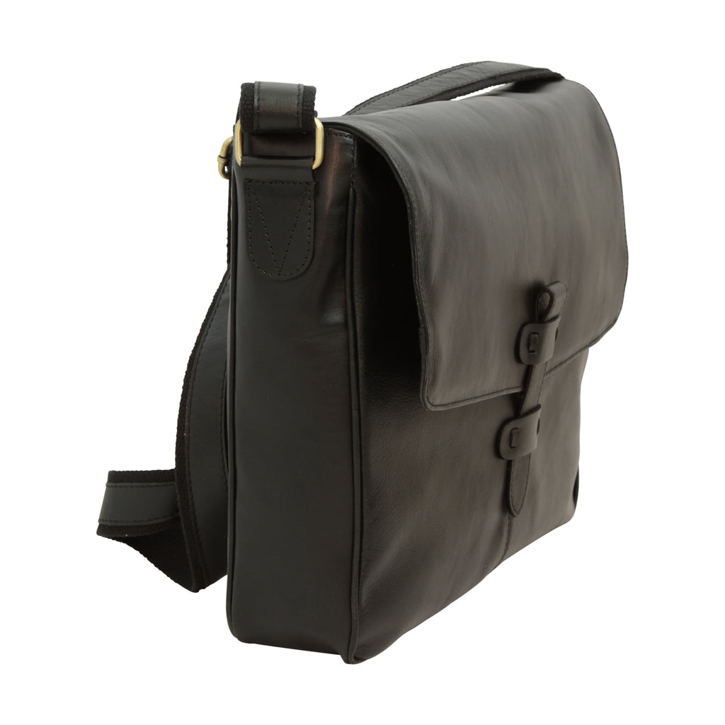 Messenger in pelle nera