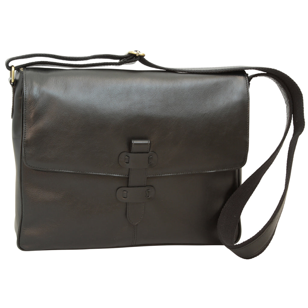 Messenger in pelle nera