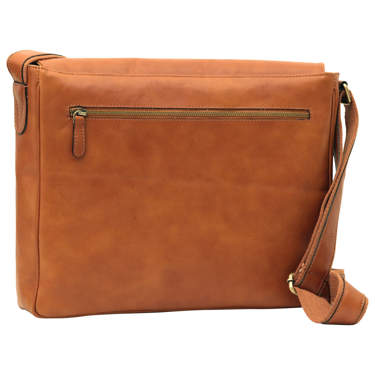 Messenger in pelle. Marrone Coloniale