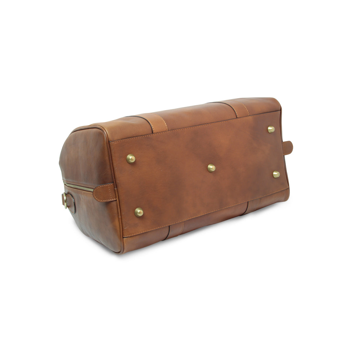 Borsa da viaggio in pelle - castagna