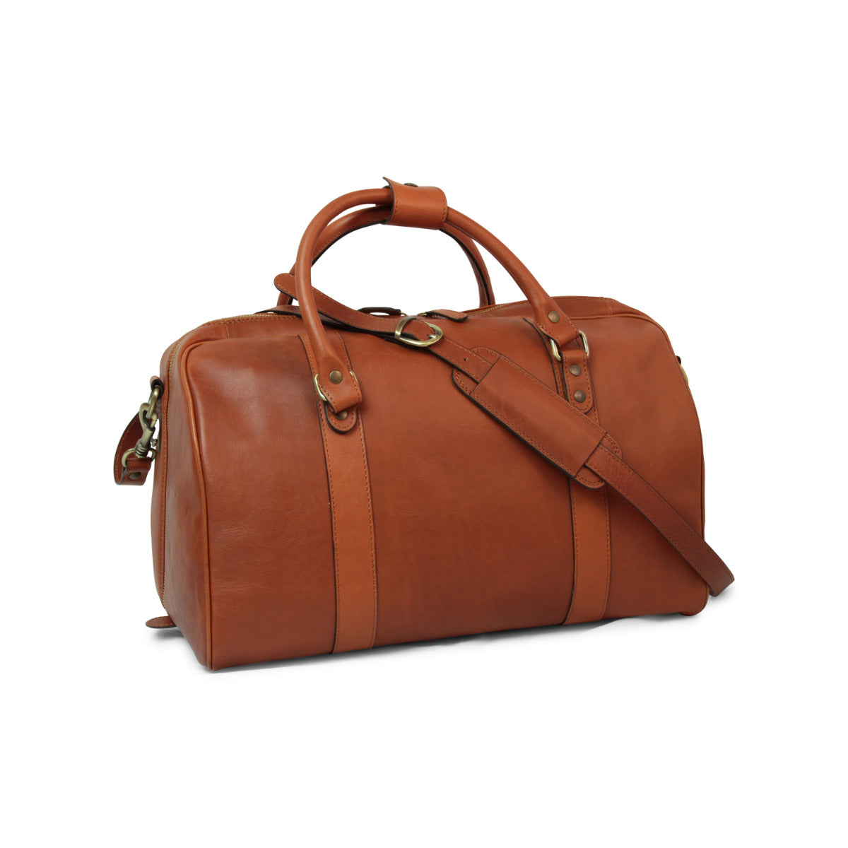 Borsa da viaggio in pelle - gold