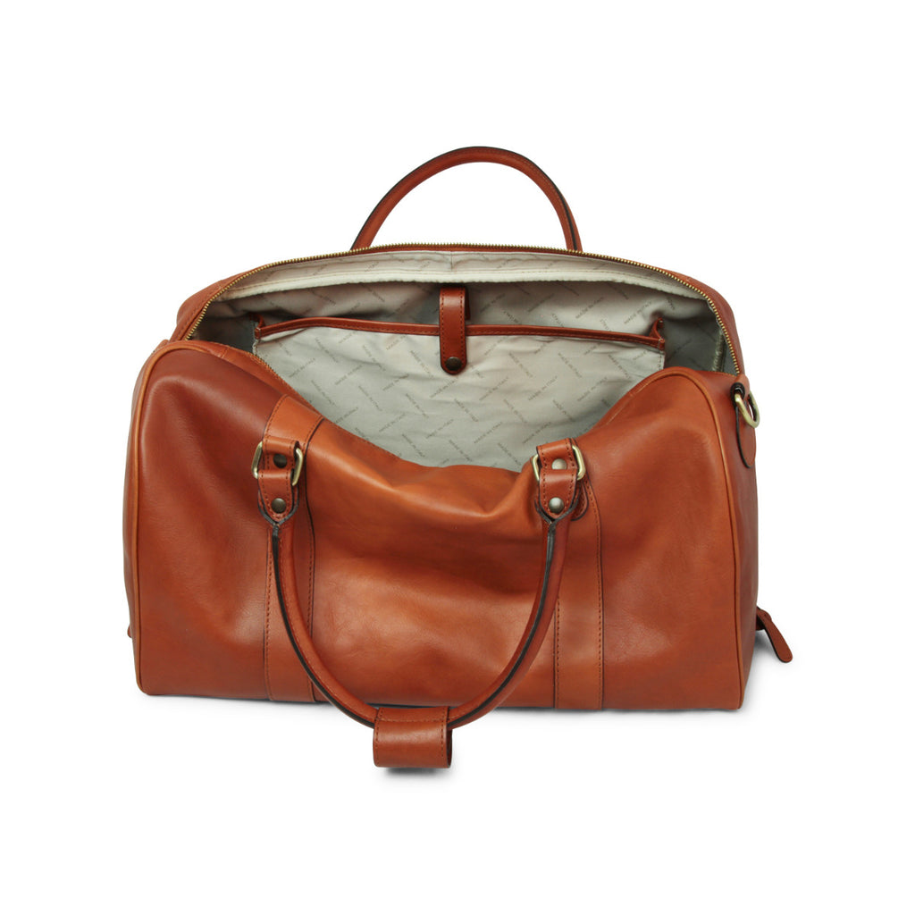 Borsa da viaggio in pelle - gold