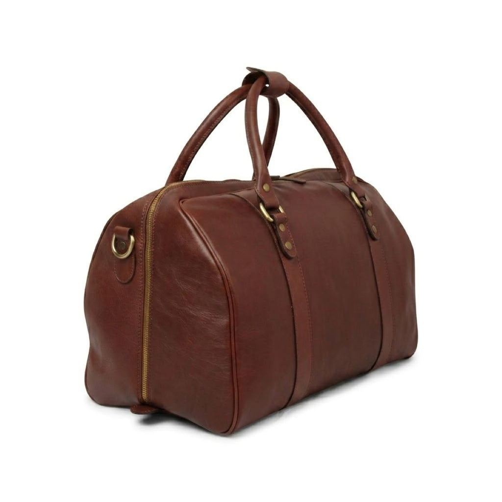 Borsa da viaggio in pelle - Marrone