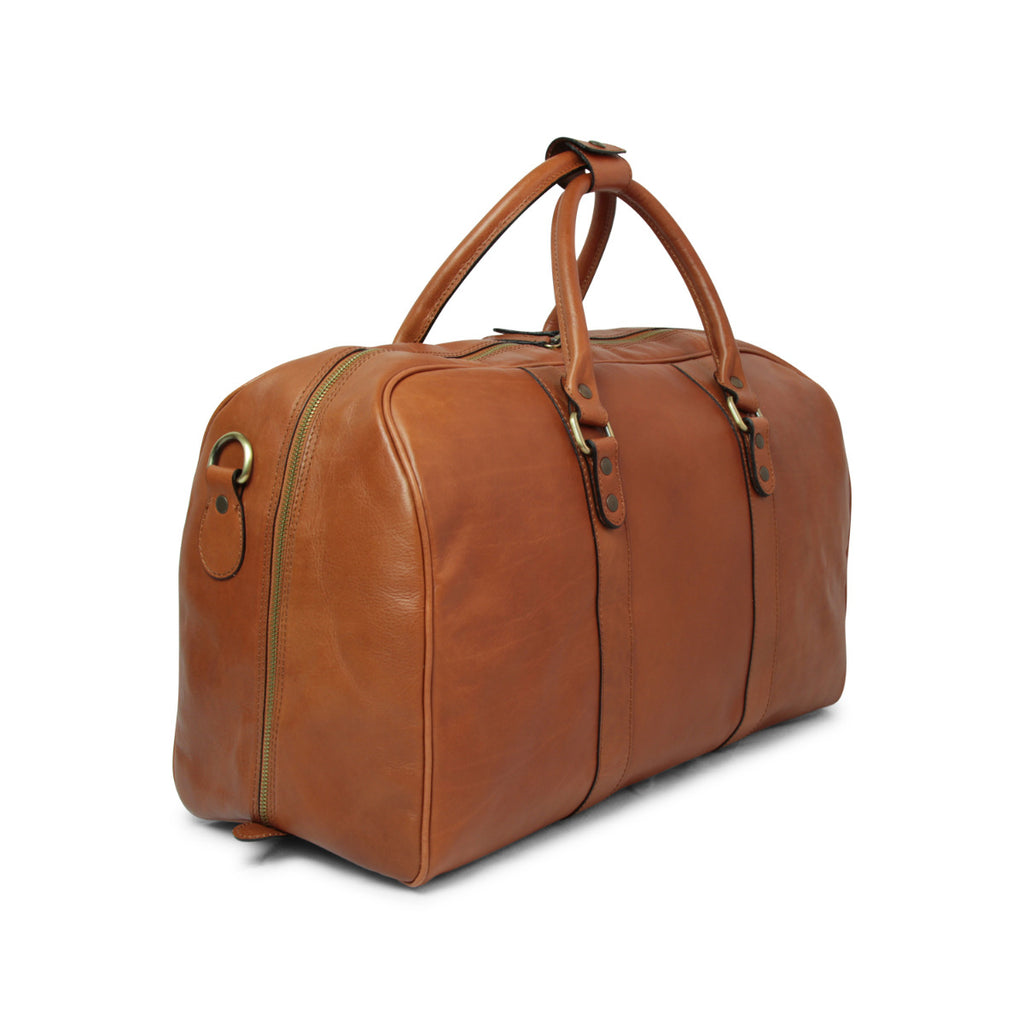 Borsone da viaggio grande in pelle - gold