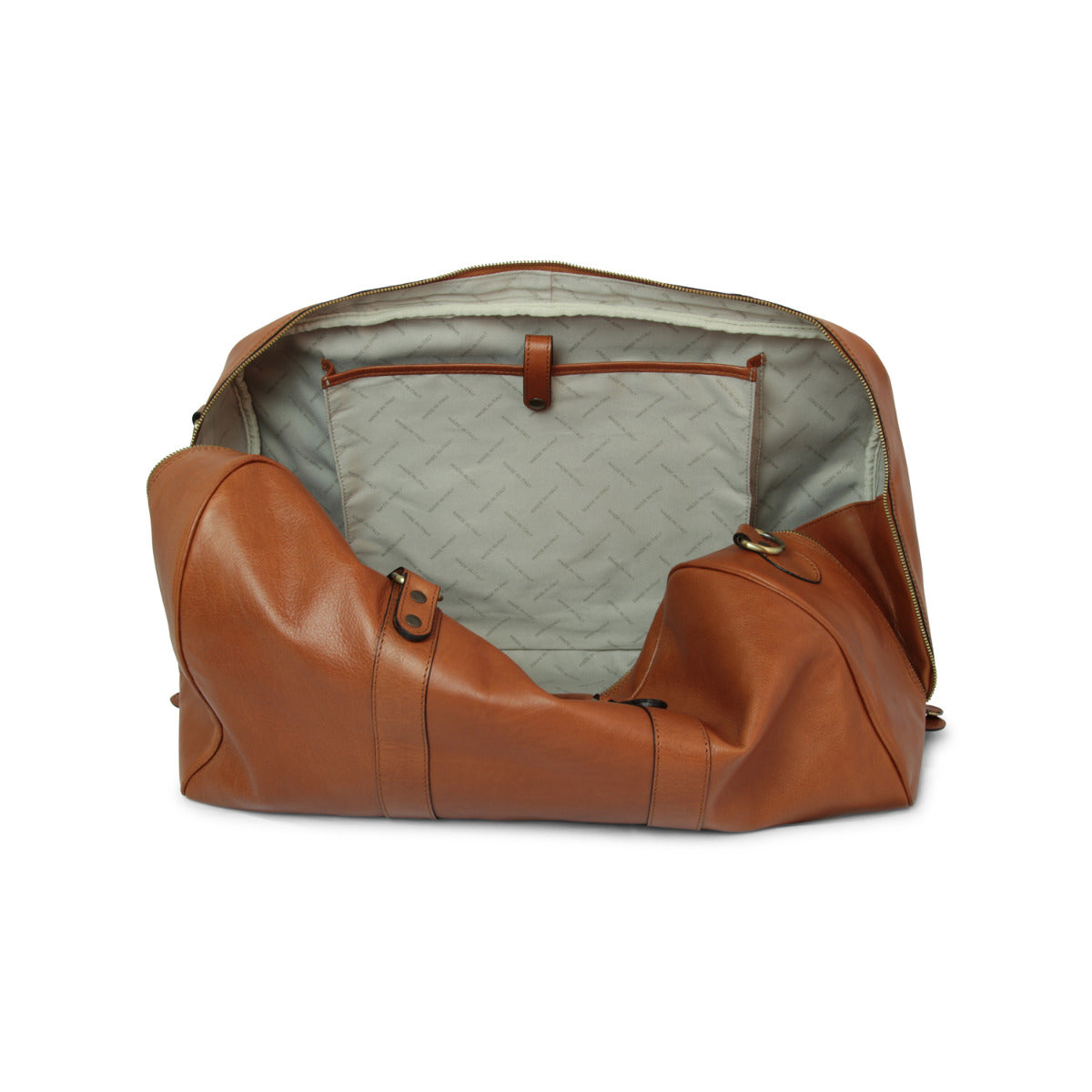 Borsone da viaggio grande in pelle - gold