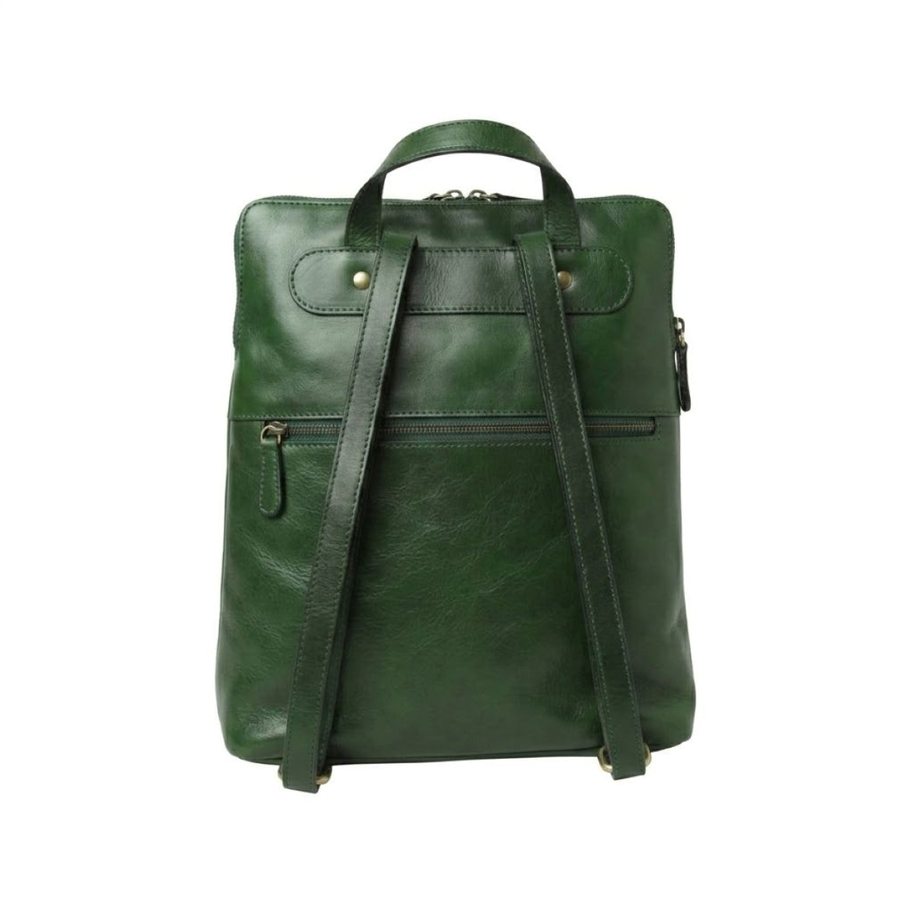 Zaino in pelle - Verde