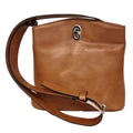 Borsa a secchiello artigianale in pelle Teak - Made in Italy