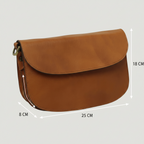 Borsa a Tracolla Artigianale in Vitello Pieno Fiore Coloniale - Old Angler