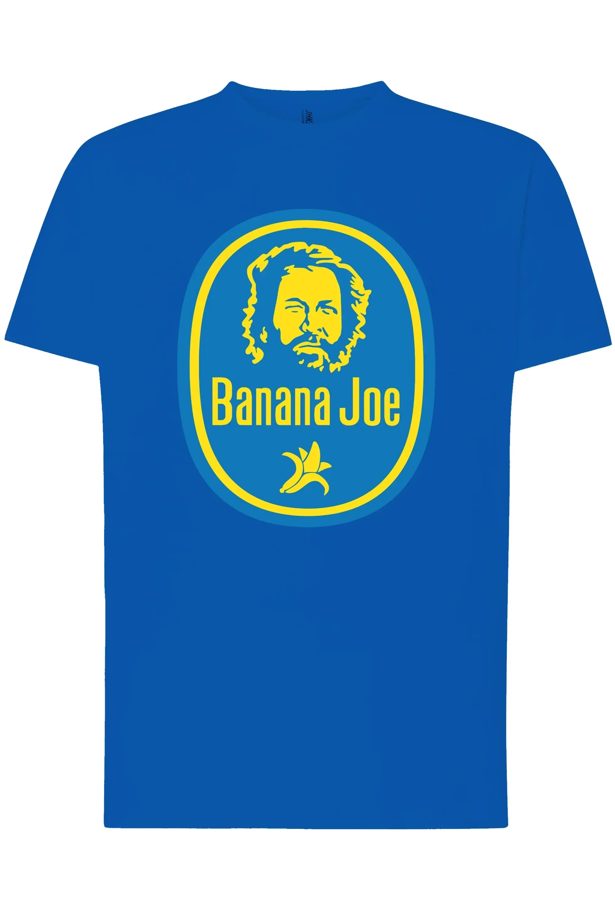 t-shirt uomo Bud Spencer Banana Joe maglietta blu con grafica Banana Joe