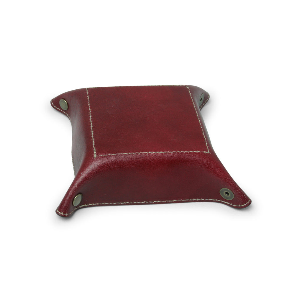 Vuotatasche in pelle - rosso