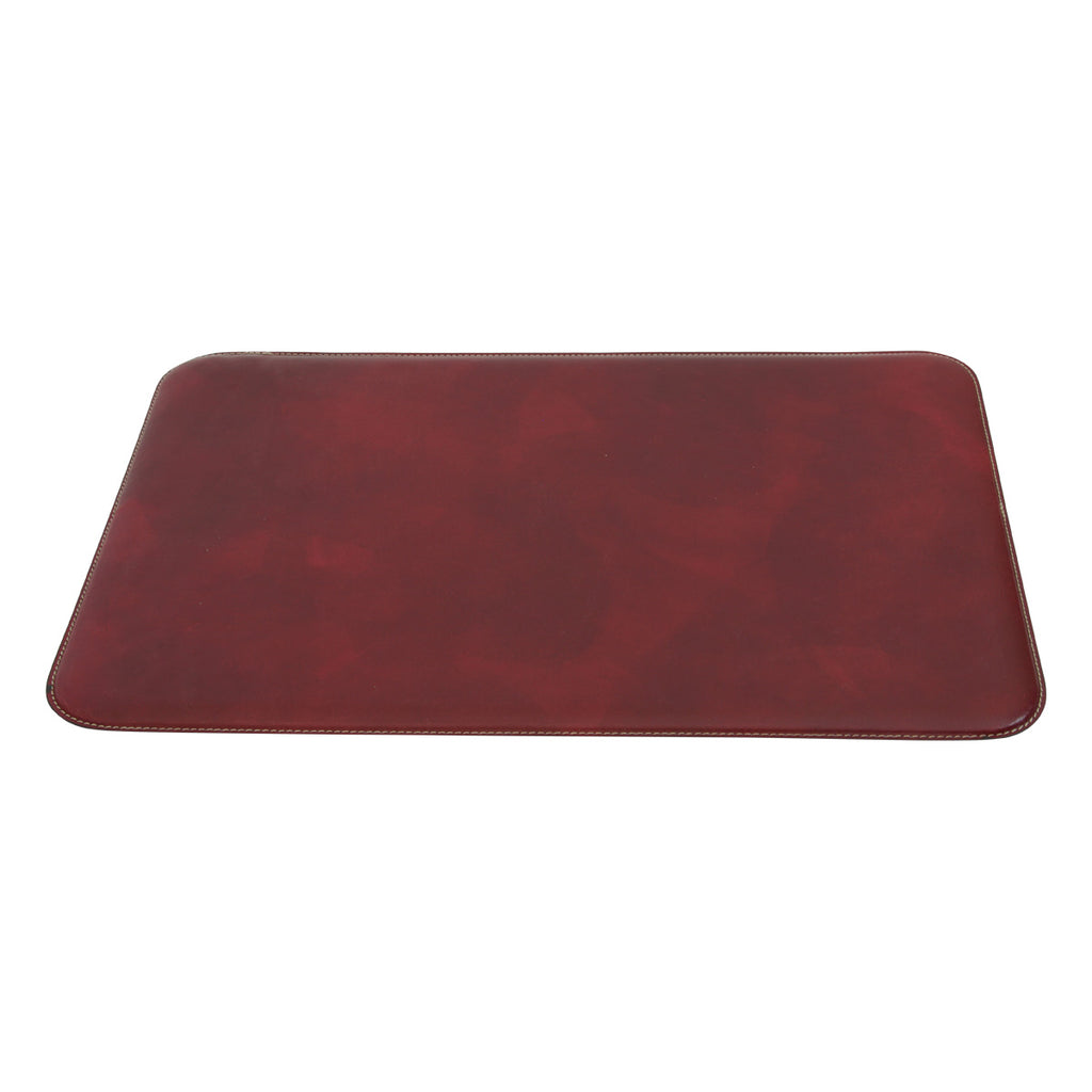 Sottomano in pelle - rosso