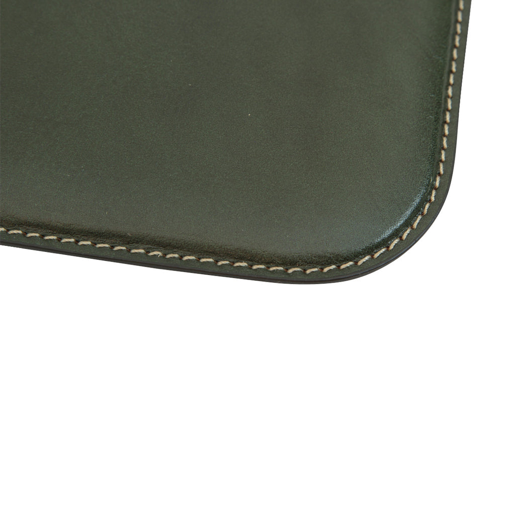 Sottomano in pelle - verde