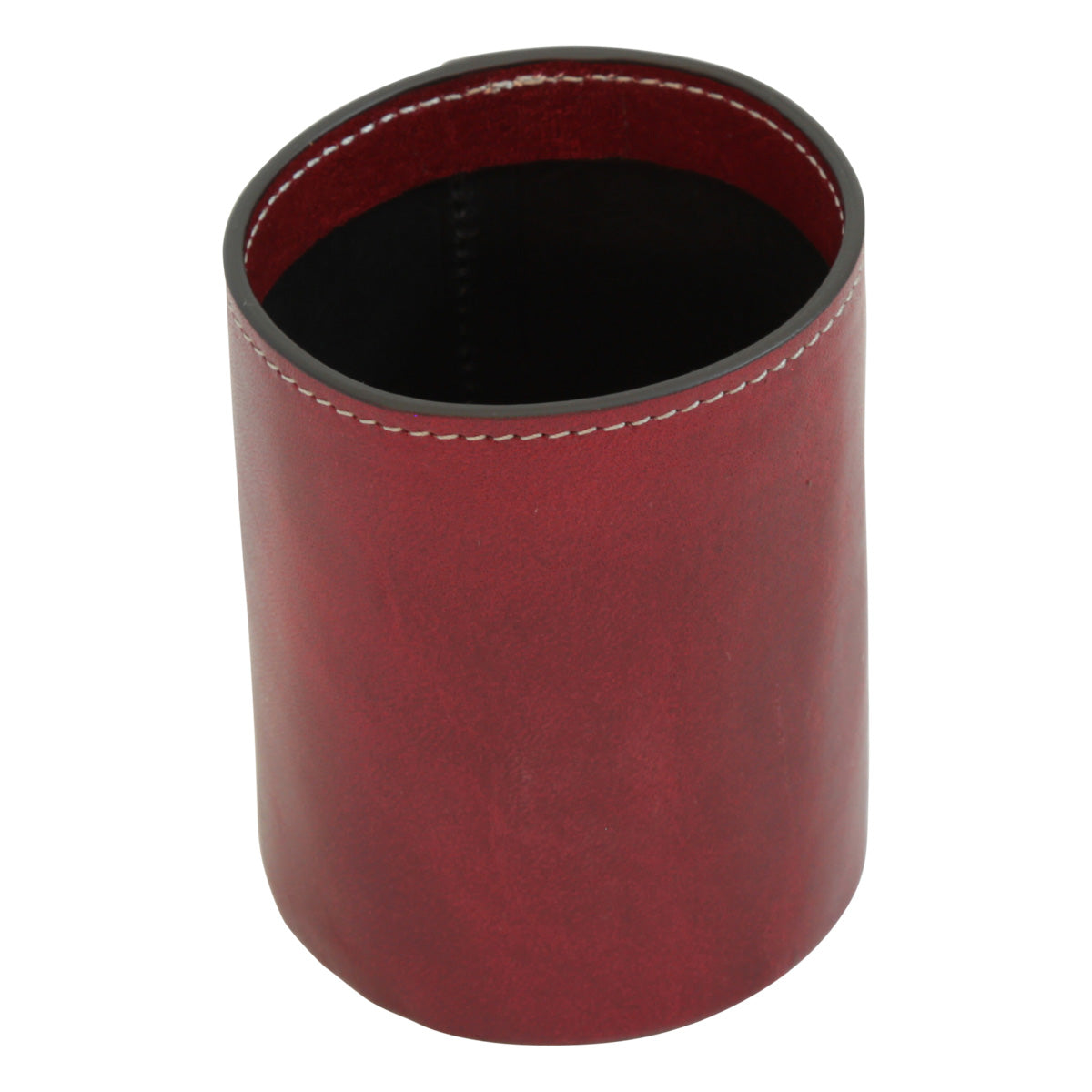 Portapenne in pelle - rosso