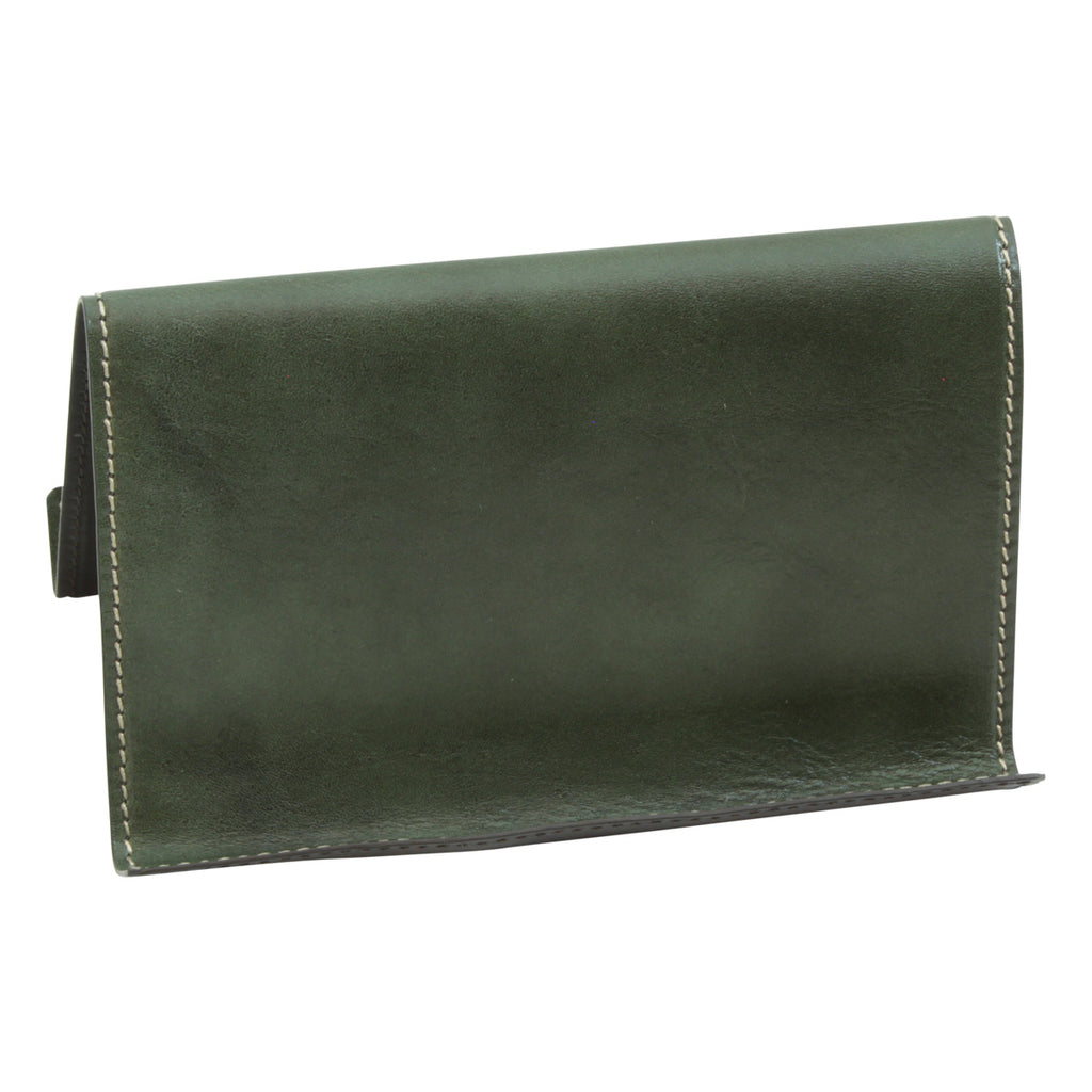 Supporto per ipad e iphone in pelle - verde