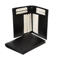 PORTA CARTE IN PELLE CON RFID-NERO
