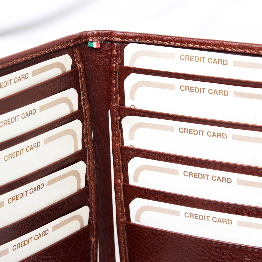 Portacarte in pelle con protezione RFID