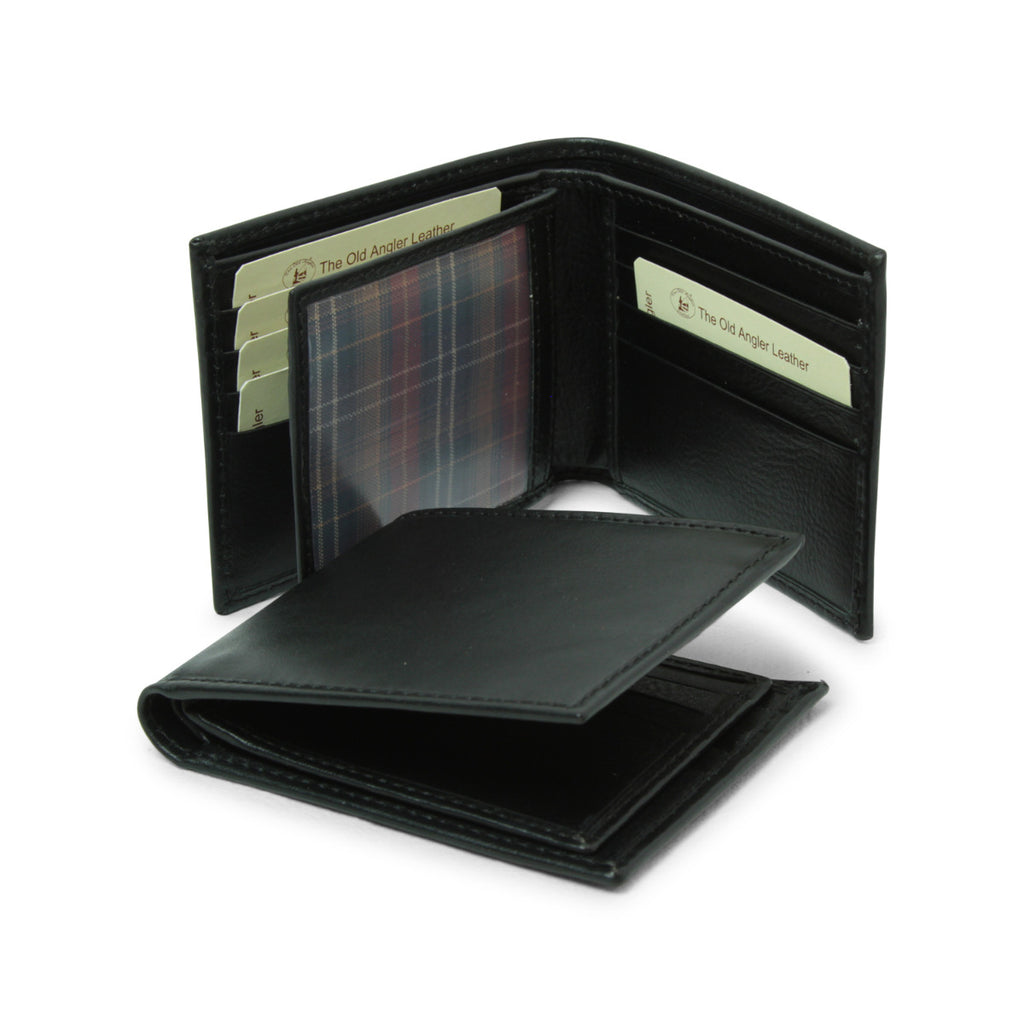 Portafoglio in pelle nero con RFID