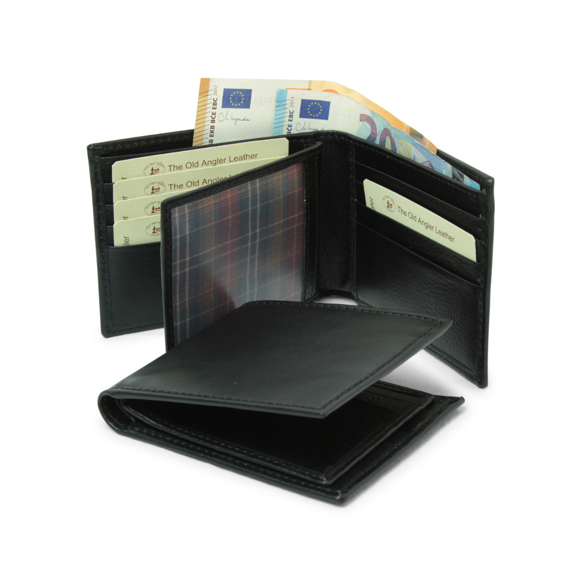 Portafoglio in pelle nero con RFID
