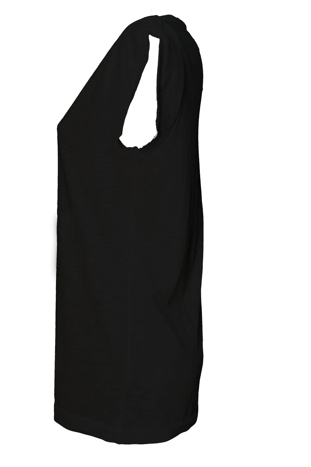 T-shirt Amy Winehouse Donna Bio in cotone biologico, lato nero, traspirante e morbida, design fashion-forward