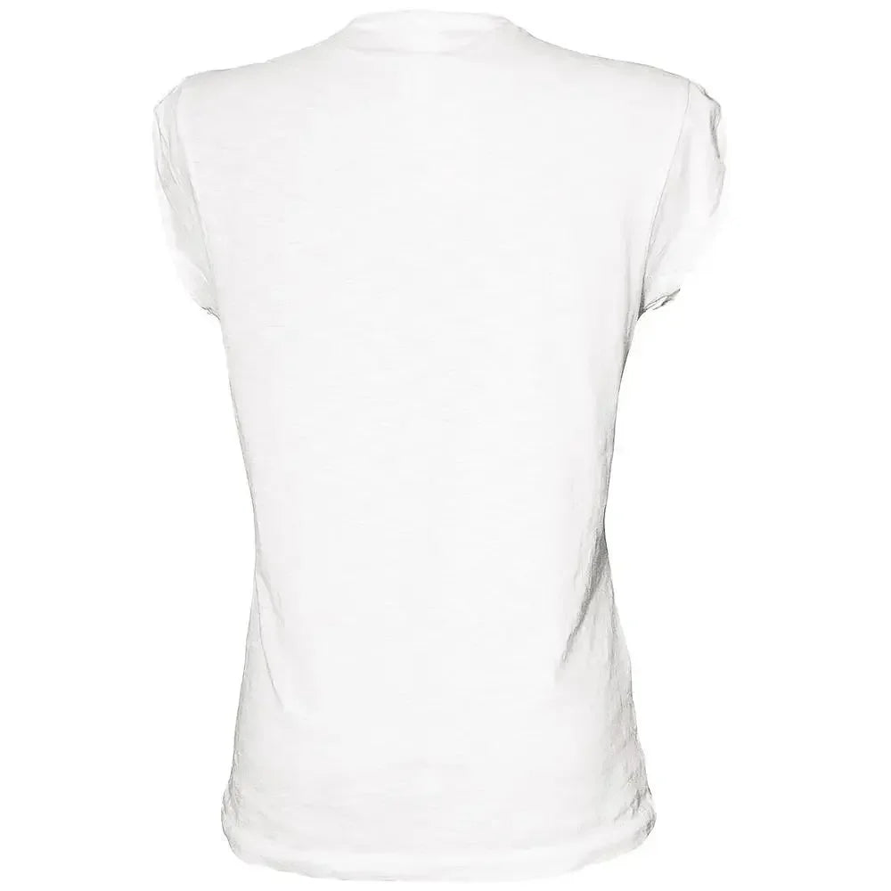 T-shirt bio Audrey Hepburn vista posteriore in cotone 100% biologico, elegante e sostenibile.