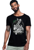 T-shirt uomo tattoo skull Bandida Gonzales con grafica audace e design elegante in cotone.