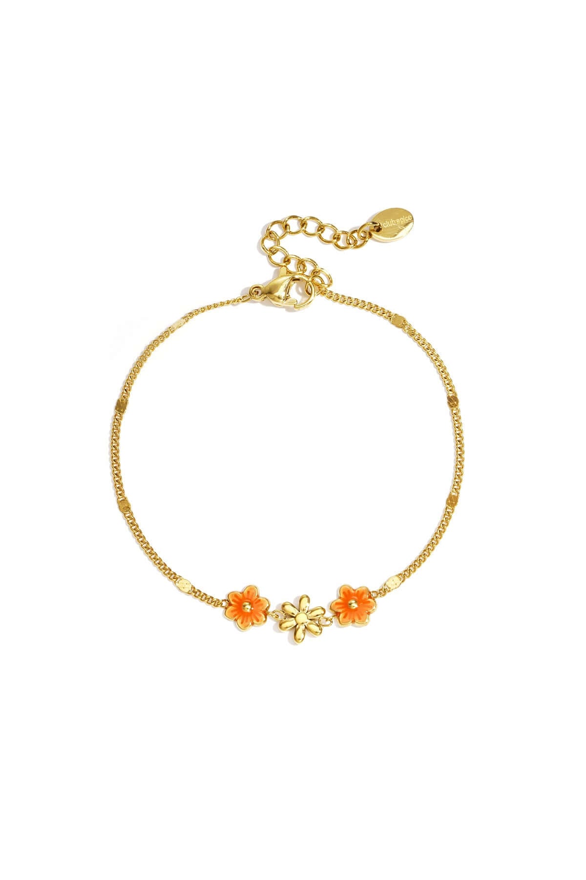 bracciale fiori colorati