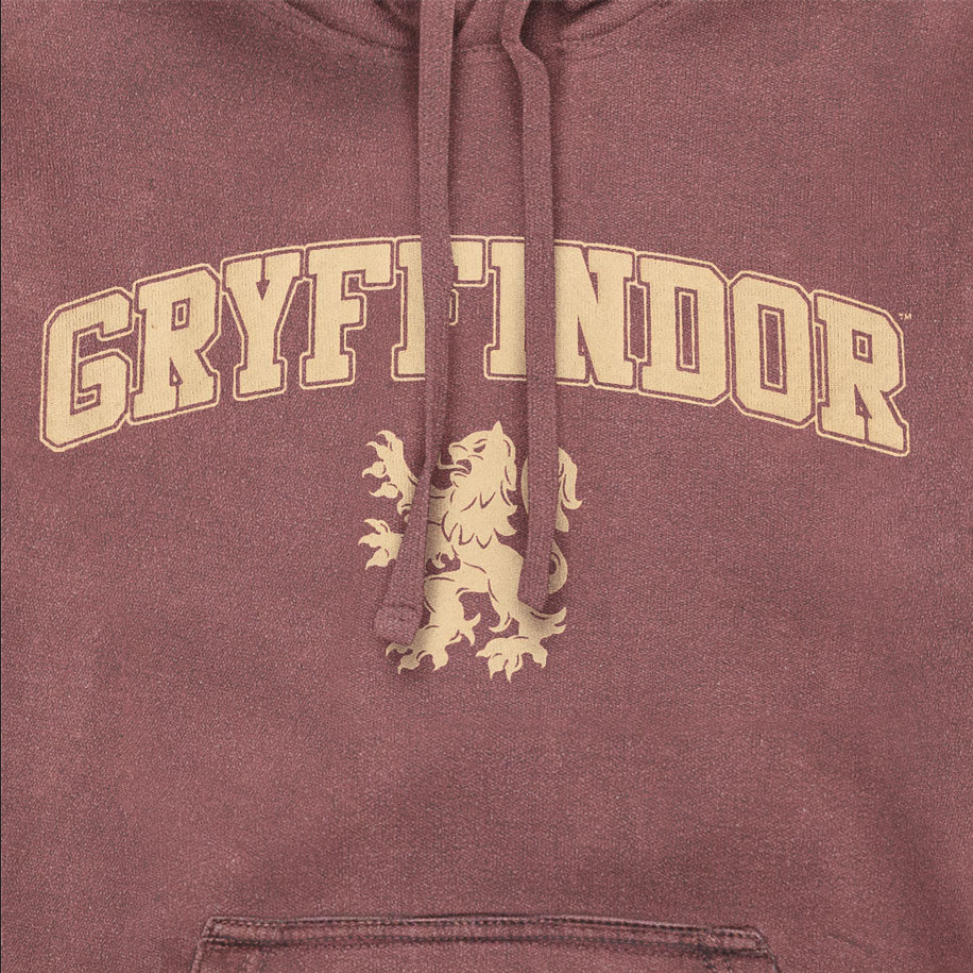 Felpa Grifondoro Harry Potter Vintage con Cappuccio - 5056438937109