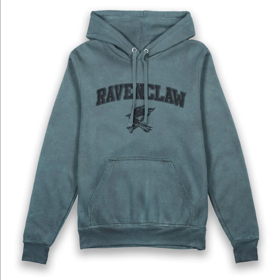 Felpa Harry Potter Corvonero Vintage con Cappuccio Ufficiale Ravenclaw 5056438937055