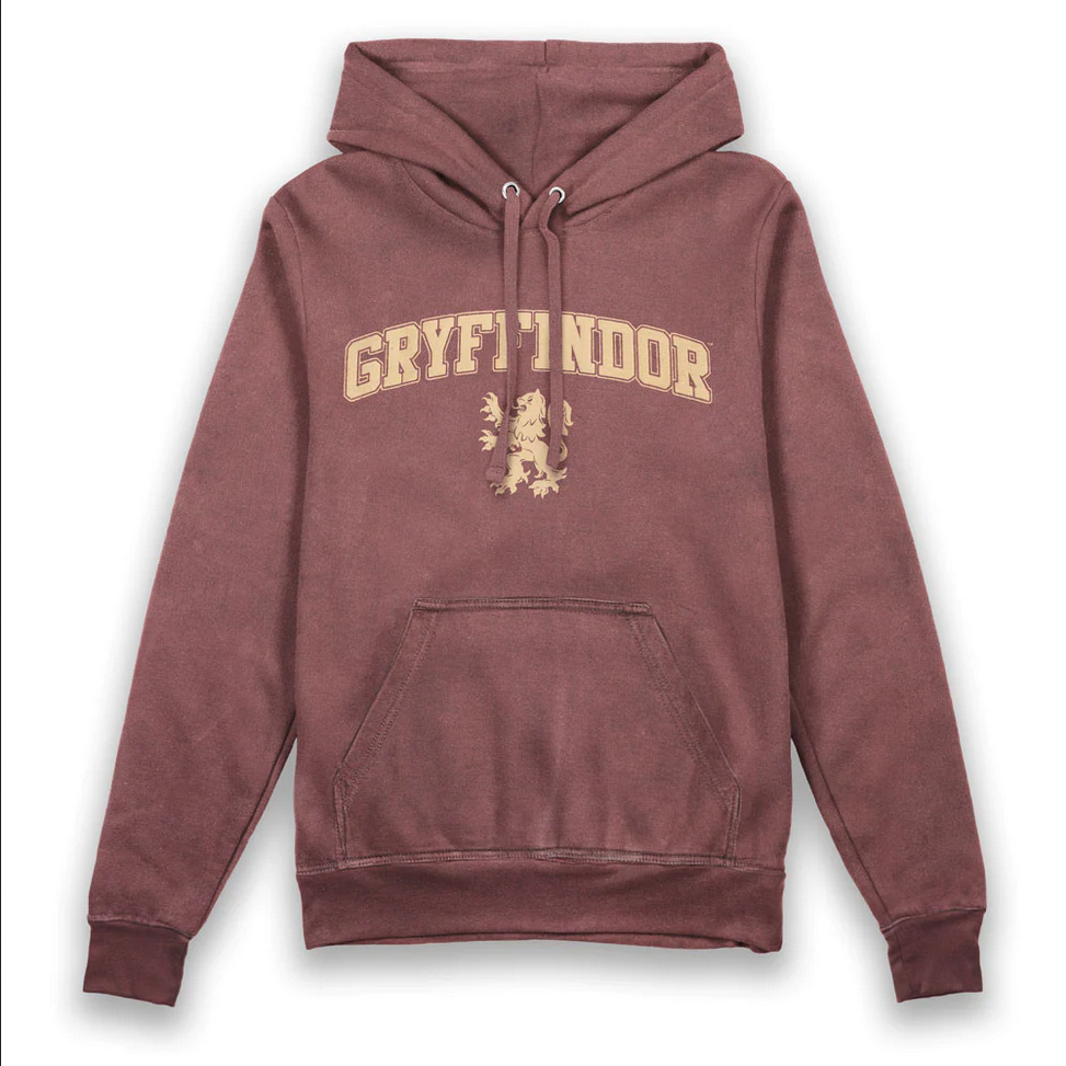 Felpa Grifondoro Harry Potter Vintage con Cappuccio - 5056438937109