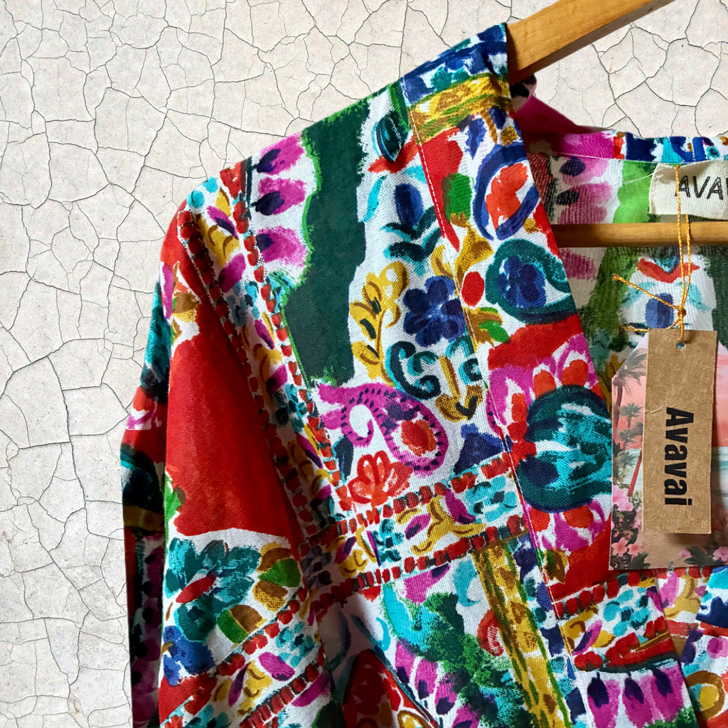Kimono da Spiaggia Taormina | Beach Kimono Cotone 100%