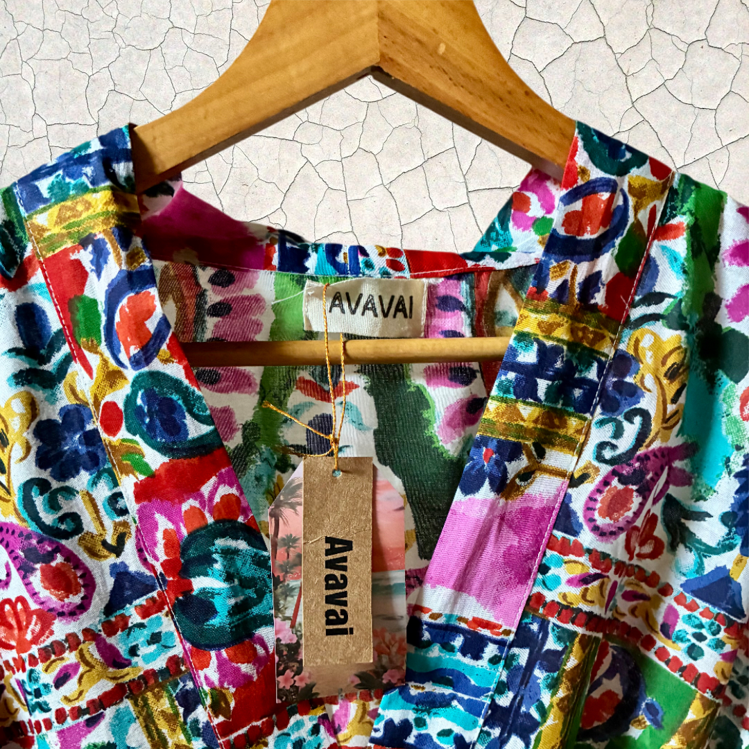 Kimono da Spiaggia Taormina | Beach Kimono Cotone 100%