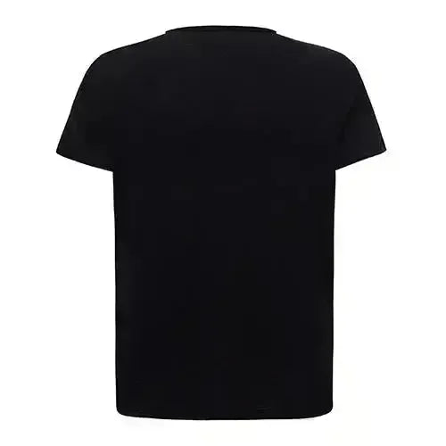 T-shirt uomo tattoo skull, vista posteriore in colore nero, design semplice e classico.