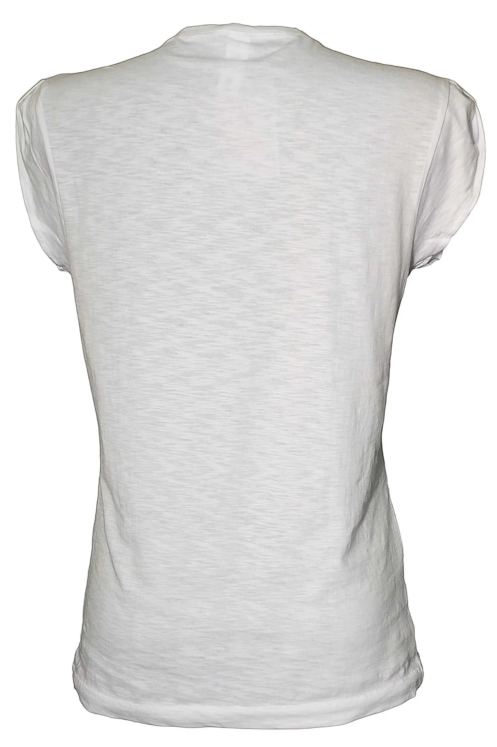 T-shirt donna cotone biologico skull vista posteriore, design esclusivo in cotone 100% biologico.
